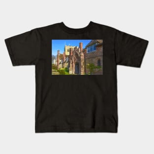 The Church and Almshouses at Ewelme Kids T-Shirt